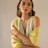 Lemon Slush Lace Kurta Set
