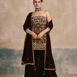 Arshiya Velvet Set-RTS