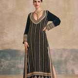 Sitara Velvet Kaftan-RTS