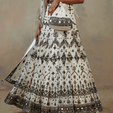 Masakali Embroidered Net Lehenga
