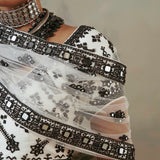 Masakali Embroidered Net Lehenga