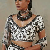 Masakali Embroidered Net Lehenga