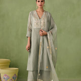 Double Yoke Gota Kurta Set
