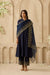 Pin-Tuck and Zari Kurta Set