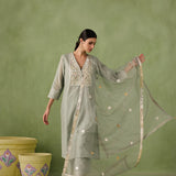 Double Yoke Gota Kurta Set