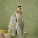 Double Yoke Gota Kurta Set