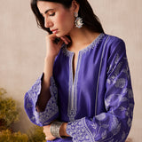 Evening Bloom Kurta Set-RTS