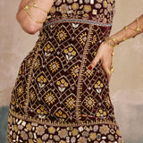 Arshiya Velvet Set-RTS