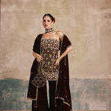 Arshiya Velvet Set-RTS