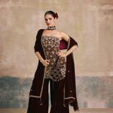 Arshiya Velvet Set-RTS
