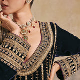 Sitara Velvet Kaftan-RTS