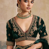 Mehrunissa Draped Sharara Saree-RTS