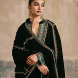 Mehr Velvet Kurta Set-RTS