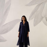 Silk Chanderi Zari Kurta Set