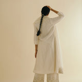 Pin-Tuck and Zari Kurta Set