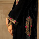 Charcoal Zardozi Kashmiri Kurta Set