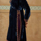 Peacock Blue Short Kurta Set-RTS