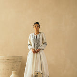 Ebony & Ivory Trellis Kurta Set