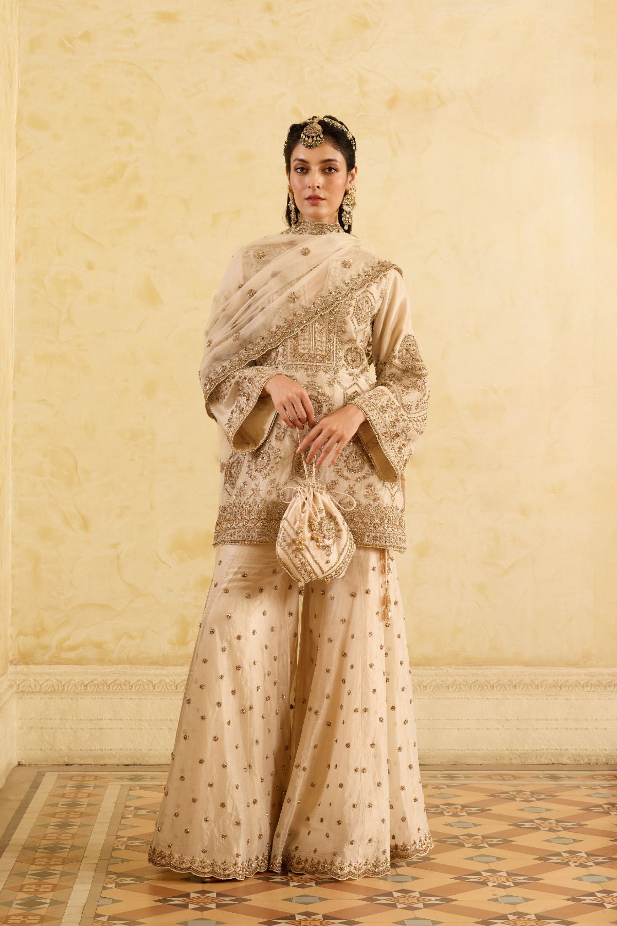 Golden Hour Gharara Set