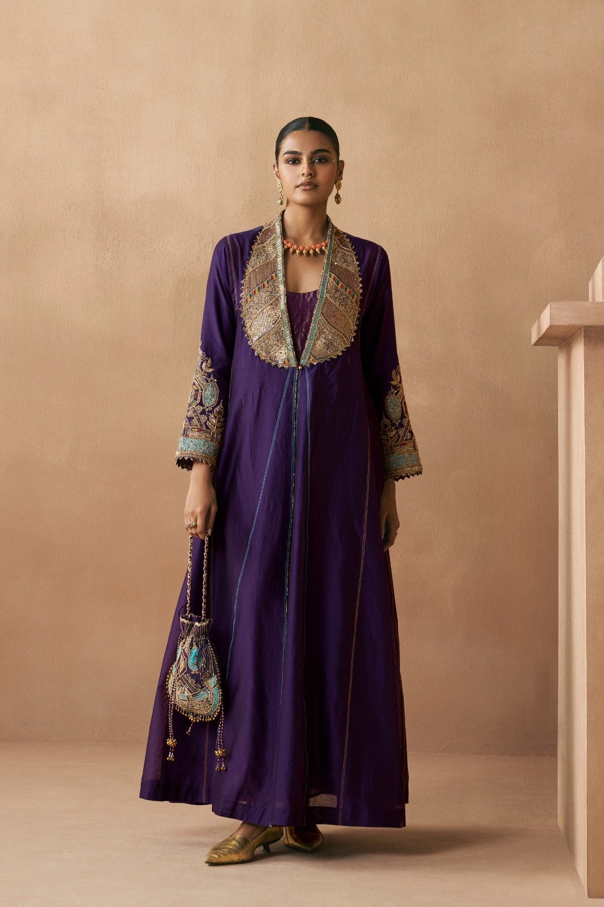 Dham - Purple Abaya Dress