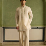 Amaan - Ivory Embroidered Kurta Set