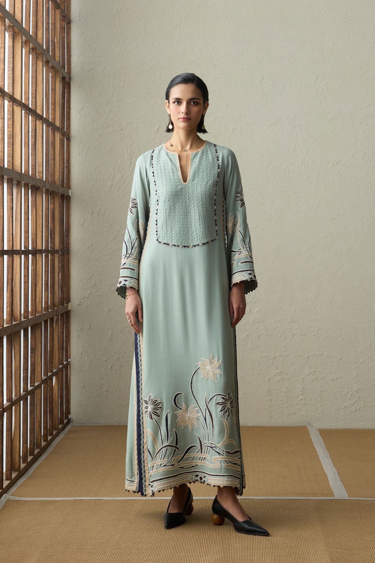 Umi - Sea Green Kaftan
