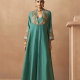 Dham - Forest Green Abaya Dress