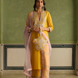 Haya - Yellow Kurta Set