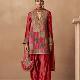 Mehrab - Deep Red Kurta Set