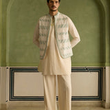 Fida - Ivory Applique Bandi Set