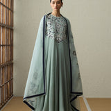 Hinoki - Sea Green Anarkali