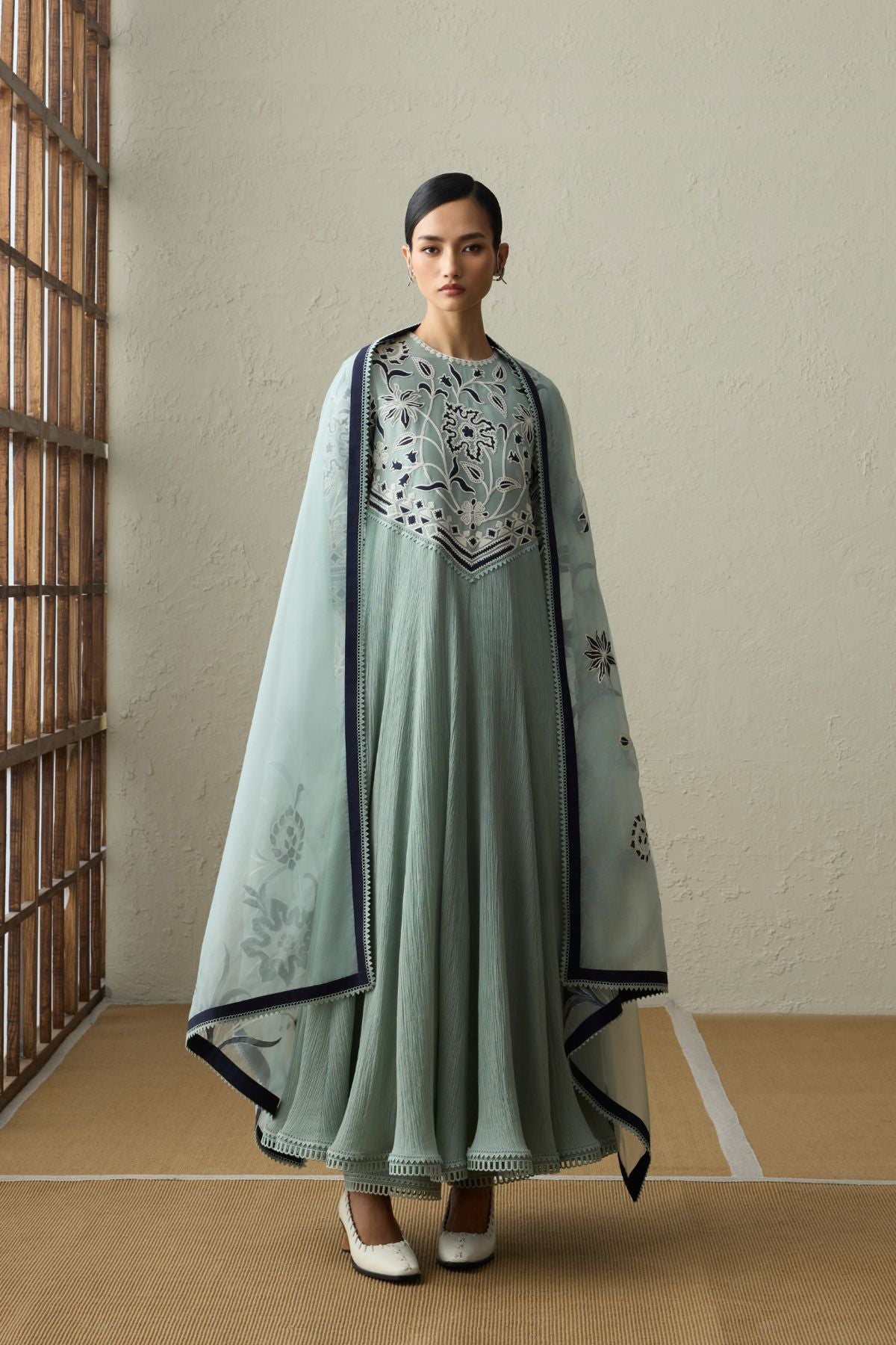 Hinoki - Sea Green Anarkali