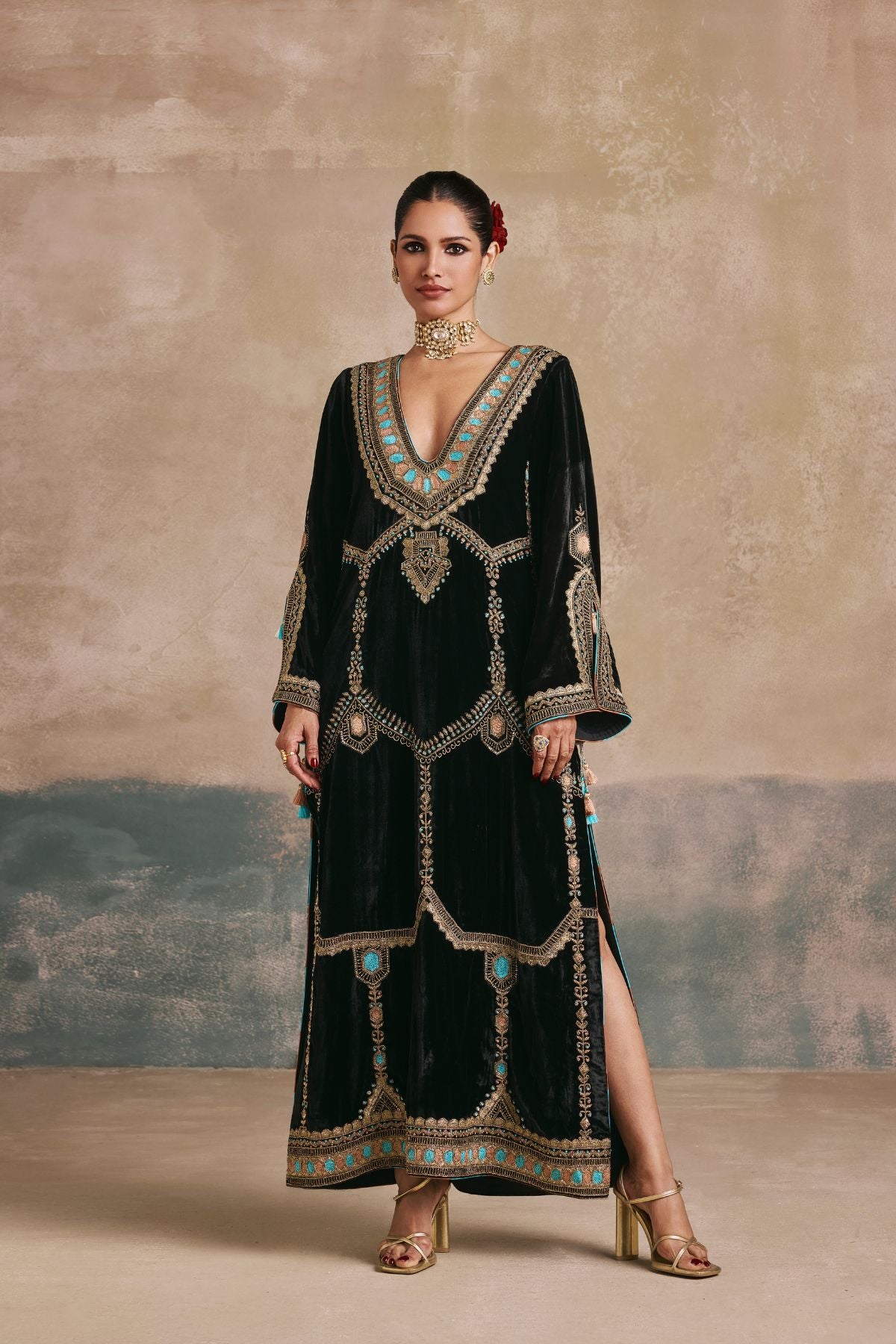 Amirah Velvet Kaftan