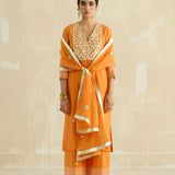 Double Yoke Gota Kurta Set