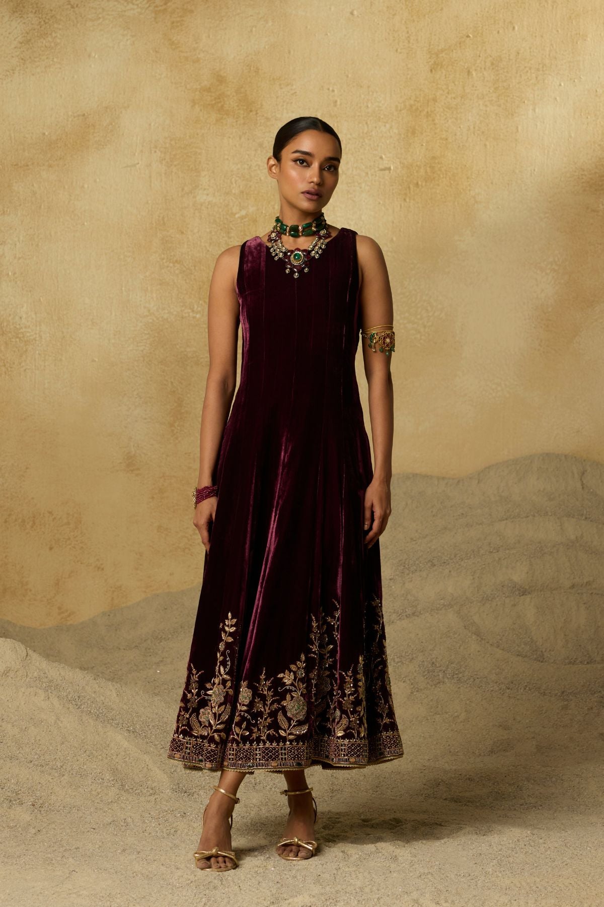 Anvaya Velvet Dress
