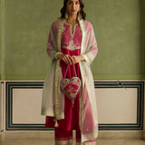Lamha - Crimson Magenta Kurta Set