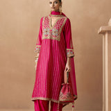 Sama - Crimson Magenta Kurta Set