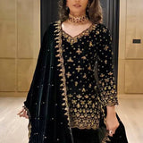 Kuhu Zardozi Gharara Set