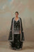 Ebony Abstract Mirror Gharara Set