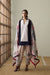 Matsu - Baby Pink & Navy Blue Kurta Set