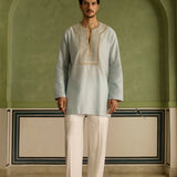 Jigar - Ice Blue Kurta Set