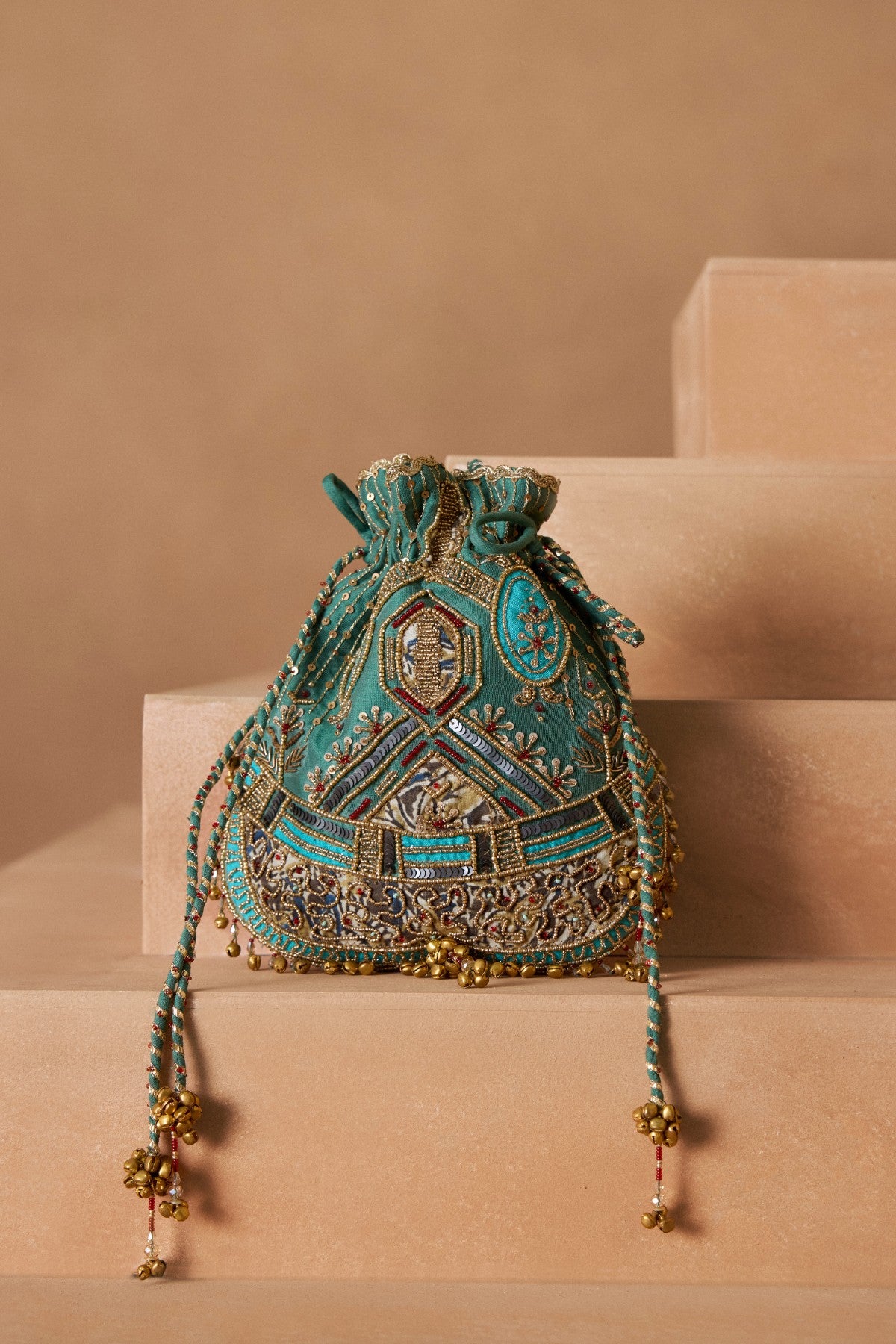 Chakra - Forest Green Potli