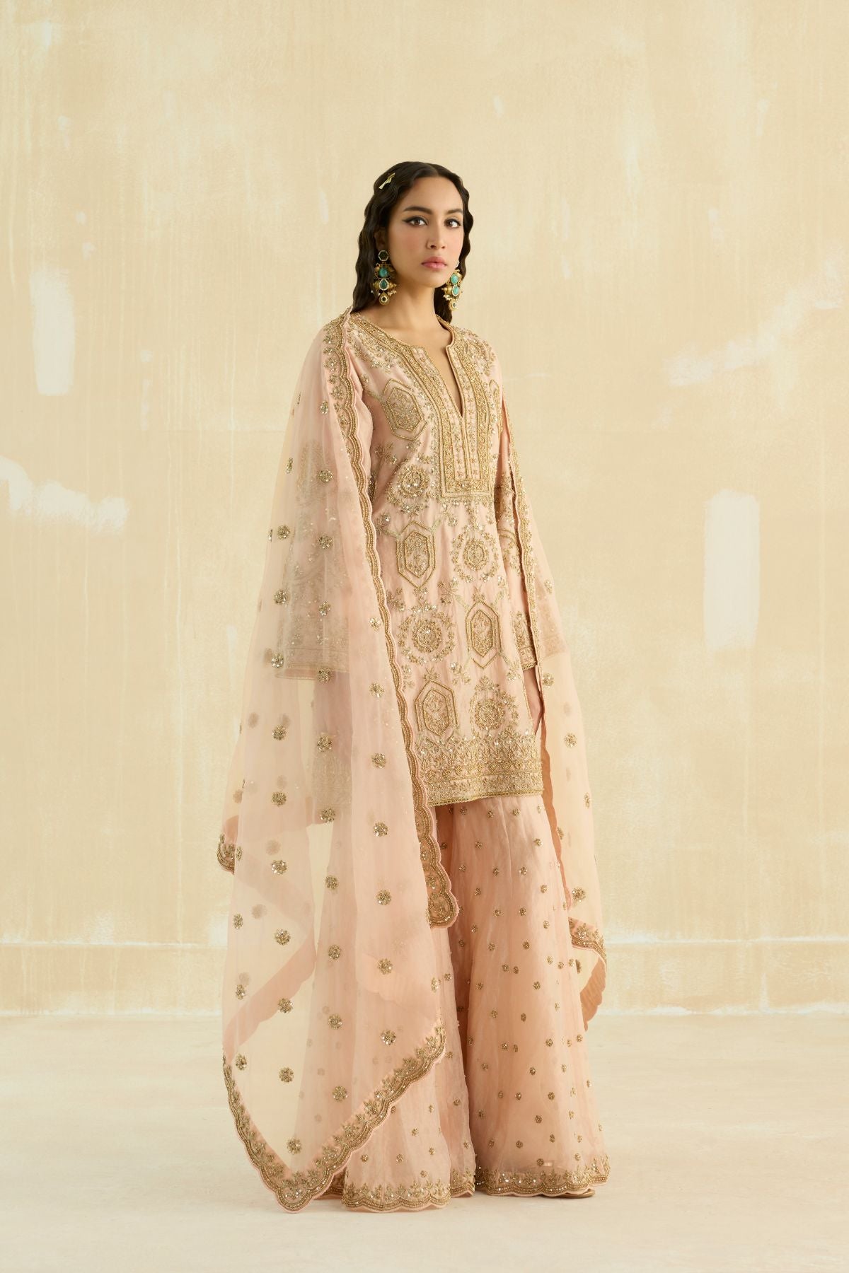 Golden Hour Gharara Set