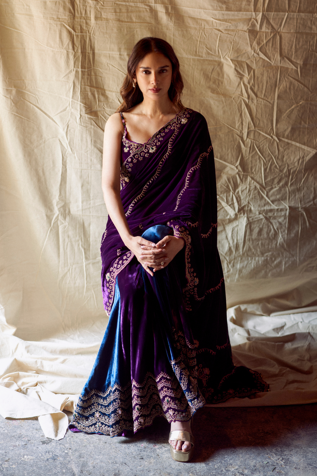 Rukhsar Corset Sharara Saree