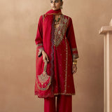 Prana - Deep Red Kurta Set