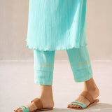 Blue Moon Lace Kurta Set