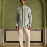 Azeem - Ice Blue Kurta Set