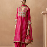 Sama - Crimson Magenta Kurta Set