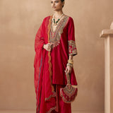 Satya - Deep Red Kurta Set