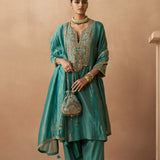 Mandala - Forest Green Kurta Set